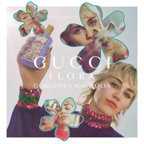 gucci flora içeriği|miley cyrus for Gucci Flora.